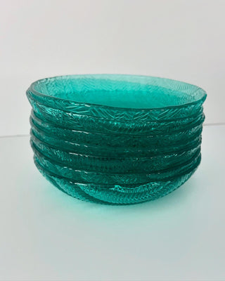 French Arcoroc glass bowls