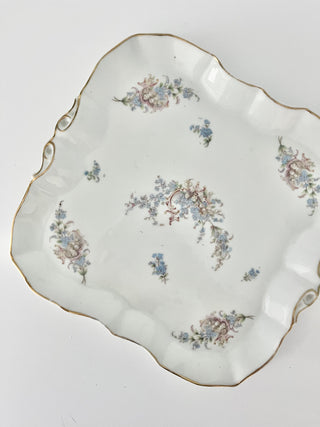 Forget-me-nots square plate