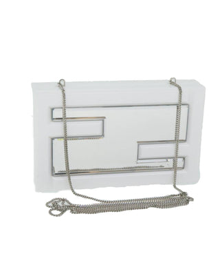 Zucca logo lucite clutch bag, early 2000s