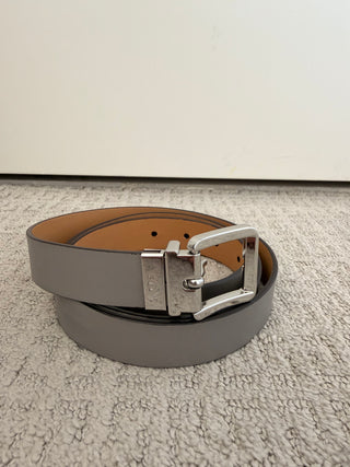 Grey top honey reversible square buckle