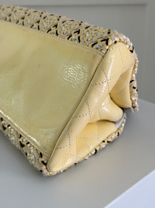 Just Mademoiselle patent woven stitch