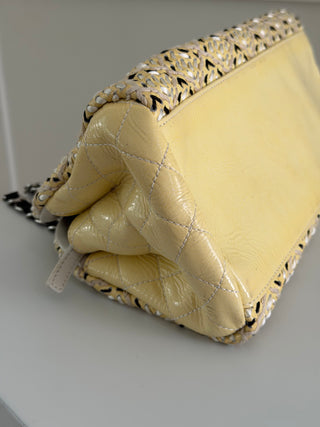 Just Mademoiselle patent woven stitch