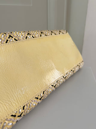 Just Mademoiselle patent woven stitch