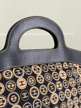 Coco coin top handle XL jersey tote