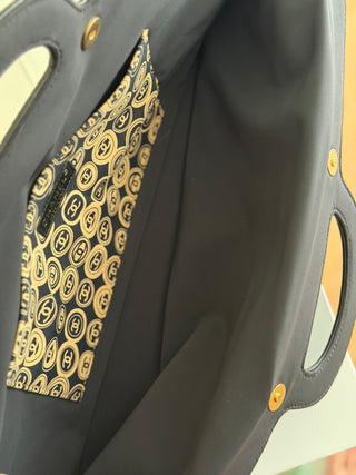Coco coin top handle XL jersey tote