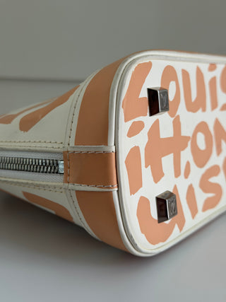 Stephen Sprouse x Louis Vuitton beige Graffiti Alma MM