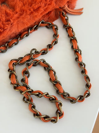 Orylag fur chain shoulder bag