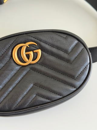 Marmont Matelassé leather belt bag