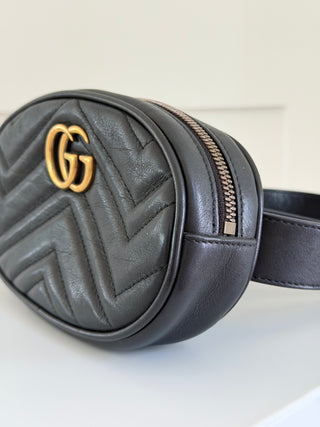 Marmont Matelassé leather belt bag