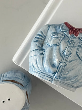 Wrangler salt and pepper shakers