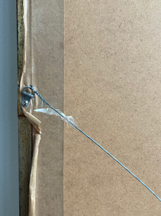 Rococo-style metal scrolled mirror