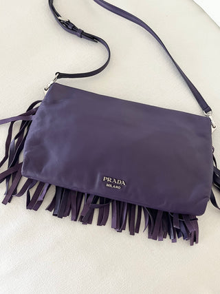 Double turn-lock fringe bag, early 2000s