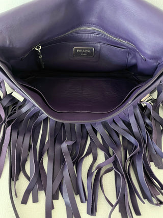 Double turn-lock fringe bag, early 2000s