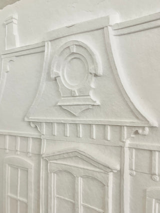 "Circa" debossed linen print