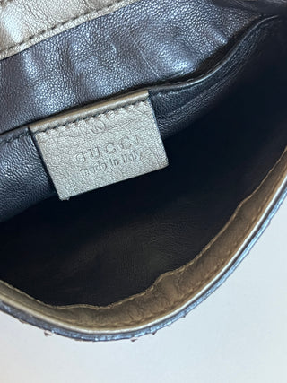Bronze python crossbody bag, 1973