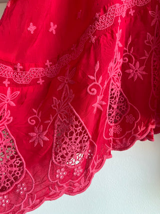 Jossimar cherry eyelet dress