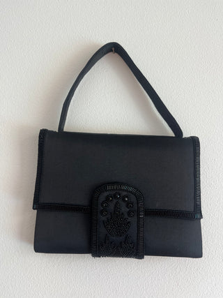 Agave beaded clutch with handle