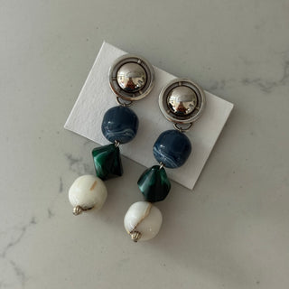 Mid-century mixed stone drops