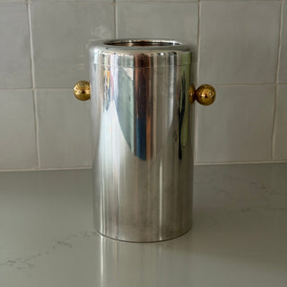 Gold sphere handle champagne chiller, France