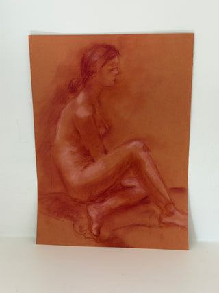 Original medium linen paper mixed artworks, France