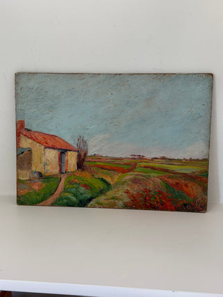 Original small panel mixed artworks, France