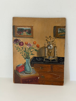Original small panel mixed artworks, France