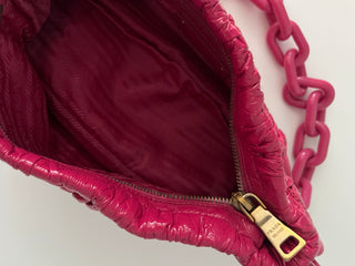 Vernice gaufre shoulder bag, late 2000s
