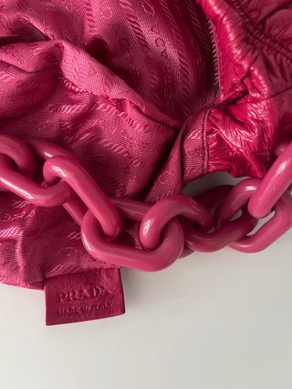 Vernice gaufre shoulder bag, late 2000s