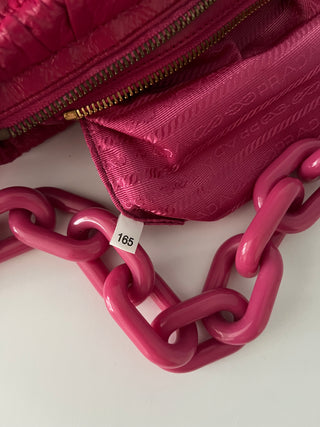 Vernice gaufre shoulder bag, late 2000s