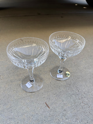 Setubal champagne coupes, discontinued, set x11