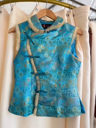 Qipao mandarin strand frog buckle brocade