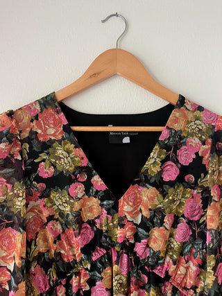 Floral maxi 3/4 sleeve