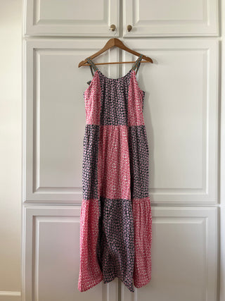 Floral patchwork dress