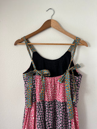Floral patchwork dress