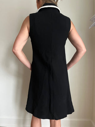 Sleeveless Jackie dress with collar