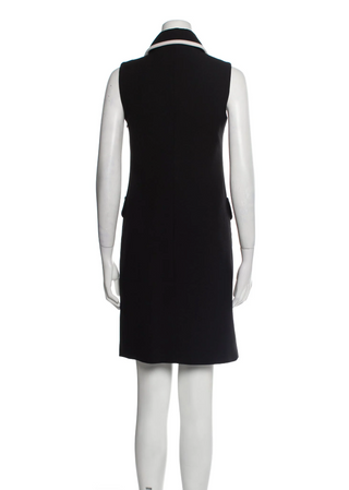 Sleeveless Jackie dress with collar