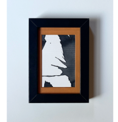 Modern Cowprint on burnt orange