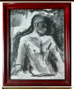 Figure Study 1 in vintage mahogany
