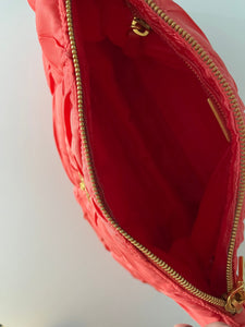 Tessuto crinkle hobo bag