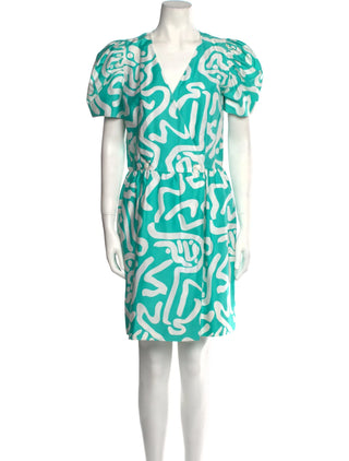 Abstract drawing shift dress