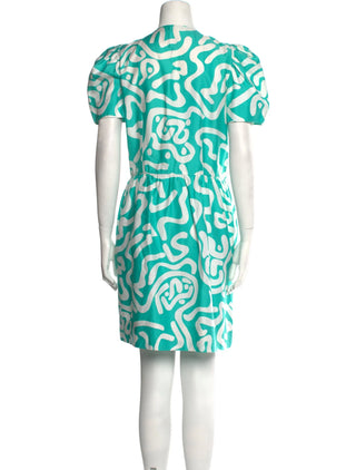 Abstract drawing shift dress